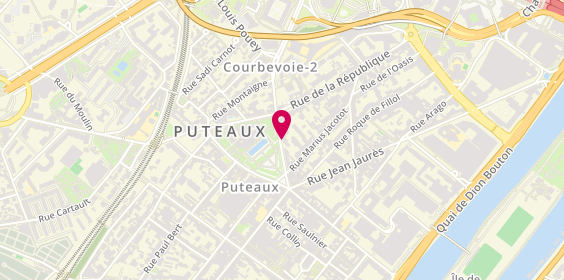 Plan de Ccf, 14 Rue Anatole France, 92800 Puteaux