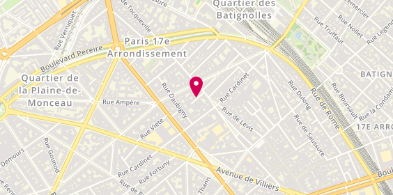 Plan de Atelier Tourtoulou, 57 Bis Rue de Tocqueville, 75017 Paris