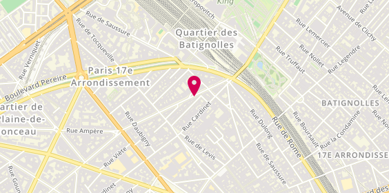 Plan de Miroiterie Saint Luc, 15 Rue Jouffroy d'Abbans, 75017 Paris