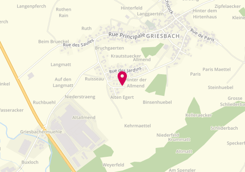 Plan de Konay SAS, Eberbach 7 Rue Roselière, 67110 Griesbach