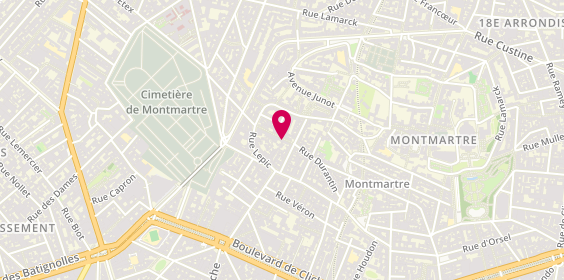 Plan de Reese Studio, 41 Rue Durantin, 75018 Paris