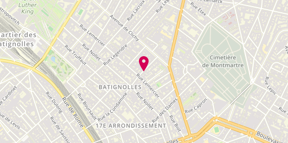 Plan de S.D.R, 21 Rue la Condamine, 75017 Paris