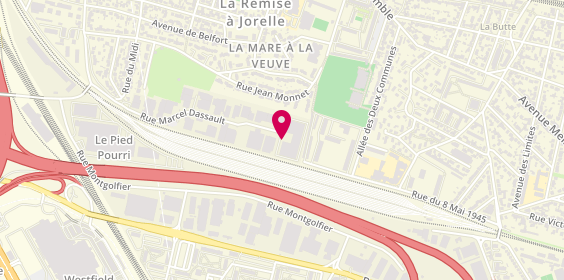 Plan de Mvp2A, 40 Rue Marcel Dassault, 93140 Bondy