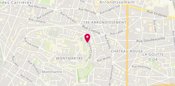 Plan de Roxrenov, 15 Rue Lamarck, 75018 Paris