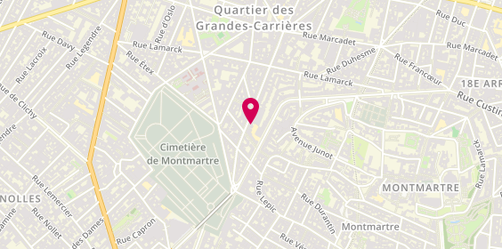 Plan de Entreprise Tavares, 26 Rue Damrémont, 75018 Paris