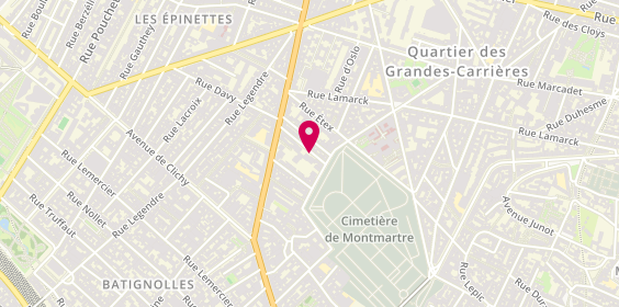 Plan de Lm Deco, 16 Villa Saint Michel, 75018 Paris