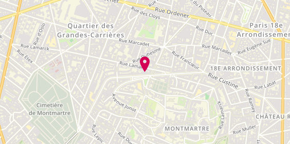 Plan de Garcia, 93 Rue Caulaincourt, 75018 Paris