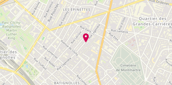 Plan de Prdecor 9, 150 Rue Legendre, 75017 Paris