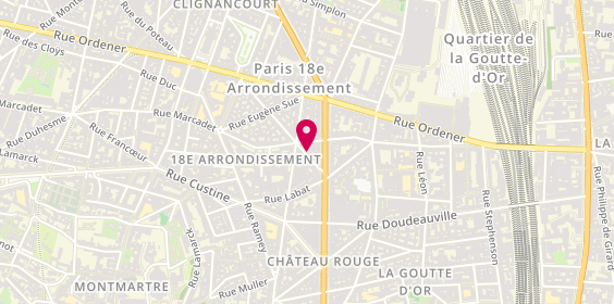Plan de TODIRICA Adrian, 8 Rue Simart, 75018 Paris