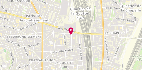 Plan de La Maison Dar Dar, 25 Rue Ernestine, 75018 Paris