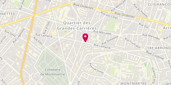 Plan de Lubo, 112 Rue Lamarck, 75018 Paris