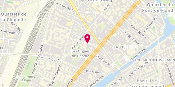 Plan de BRETON Bruno, Appartement 146
17 Rue Mathis, 75019 Paris