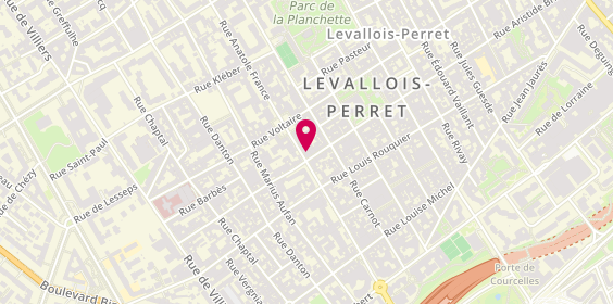 Plan de VERTIKAL, 64 Rue Anatole France, 92300 Levallois-Perret