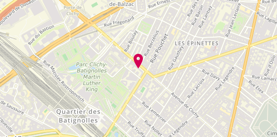 Plan de TALBI Noureddine, 155 avenue de Clichy, 75017 Paris