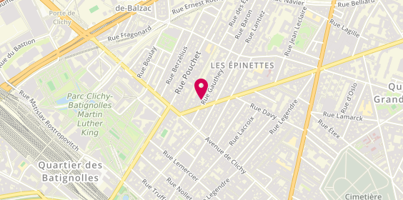 Plan de Eco-Pilot, 15 Rue Gauthey, 75017 Paris