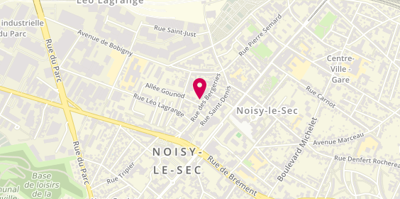 Plan de LND Sols, 19 Rue des Bergeries, 93130 Noisy-le-Sec