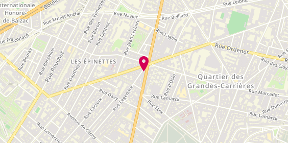 Plan de B.P.E Services, 79 Avenue de Saint Ouen, 75017 Paris