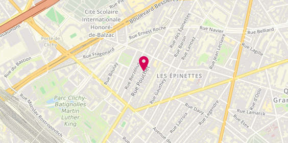Plan de HALLDORSSON Tomas, 37 Rue Pouchet, 75017 Paris