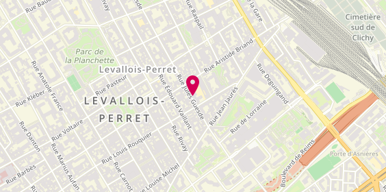 Plan de Oliver'bât, 56 Rue Jules Guesde, 92300 Levallois-Perret