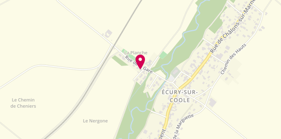Plan de Mapp, 11 Rue de la Gare, 51240 Écury-sur-Coole