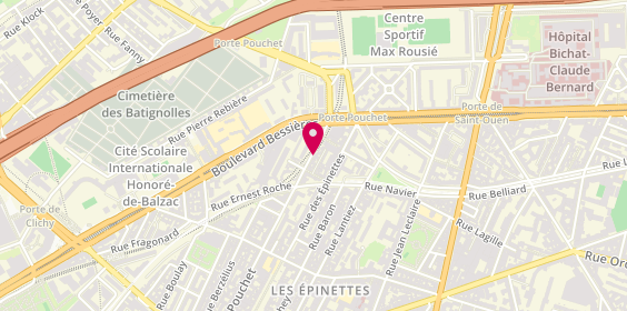 Plan de Entreprise Batalha Jordan, 78 Rue Pouchet, 75017 Paris