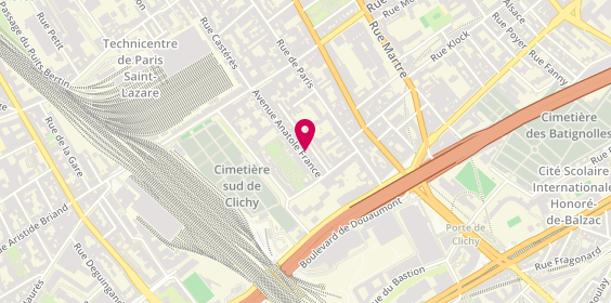 Plan de Edifis, 8 avenue Anatole France, 92110 Clichy