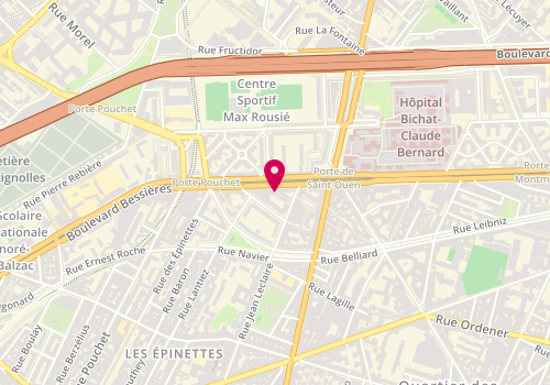 Plan de SPDG Peinture, 2 Pass. Flourens, 75017 Paris