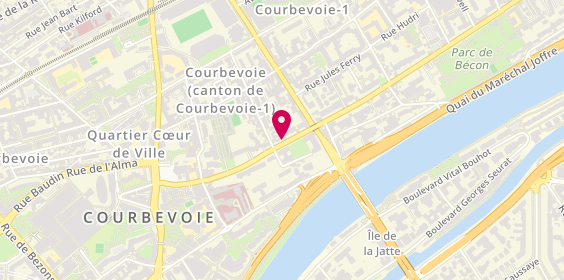 Plan de Ruffe Peinture, 67 Boulevard Saint Denis, 92400 Courbevoie