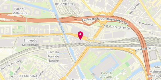 Plan de Gd Decor, 103 Boulevard Macdonald, 75019 Paris