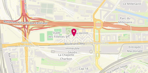 Plan de CHATTI Moez, 18 Rue Charles Lauth, 75018 Paris