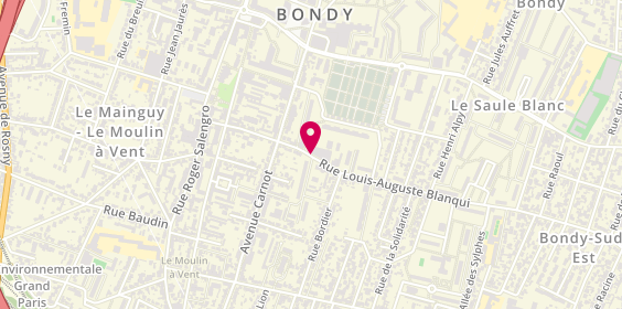 Plan de Amon, Chez Ariane Service
47 Bis Rue Louis Auguste Blanqui, 93140 Bondy