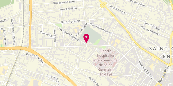 Plan de Entreprise Vincent Rouberol, 4 Bis Avenue Carnot, 78100 Saint-Germain-en-Laye