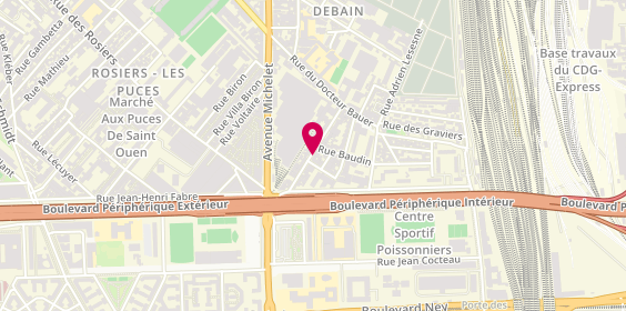 Plan de FREDJ Houssine, 37 Rue Entrepôts, 93400 Saint Ouen