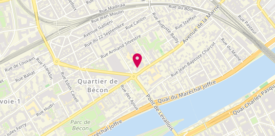 Plan de La Maison des Travaux, 293 Boulevard Saint-Denis, 92400 Courbevoie