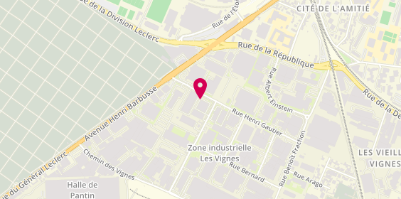 Plan de Carmine SA, 89 Rue Henri Gautier, 93000 Bobigny