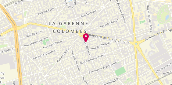 Plan de Afr Peinture, 33 Rue Voltaire, 92250 La Garenne-Colombes