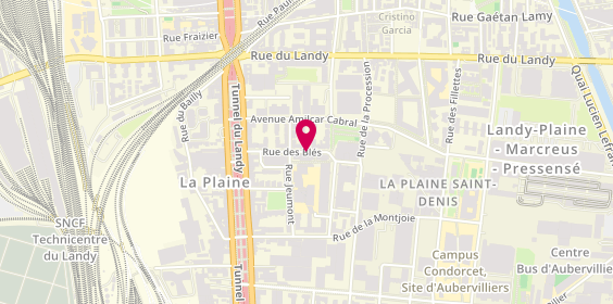Plan de Bati 25, La Plaine Saint Denis 8 Rue Blés, 93210 Saint-Denis