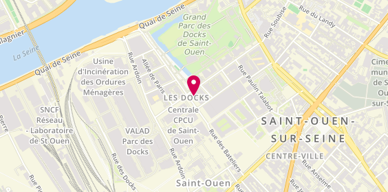 Plan de Atelier des experts, 17 Rue des Bateliers, 93400 Saint-Ouen-sur-Seine