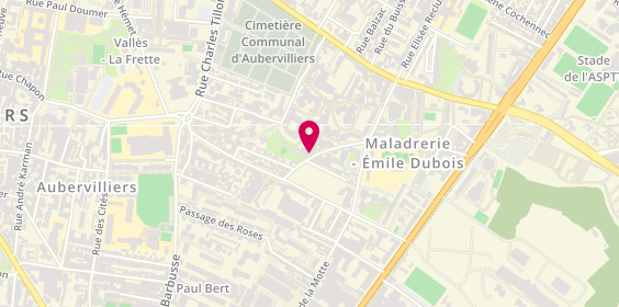Plan de As Parquet Sols, 7 Rue Maladrerie, 93300 Aubervilliers