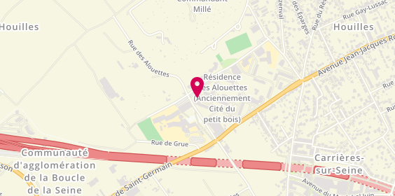 Plan de ACIK Ali, Cite du Petit Bois Bâtiment J1
Route de Saint Germain, 78420 Carrières-sur-Seine
