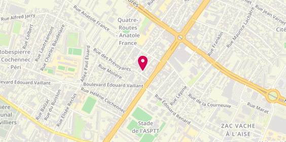 Plan de MOIS Adrian, 17 Rue Rabelais, 93120 La Courneuve