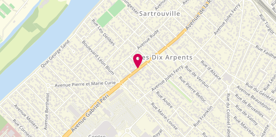 Plan de FRIZOT Marc, 180 Avenue de la Republique, 78500 Sartrouville