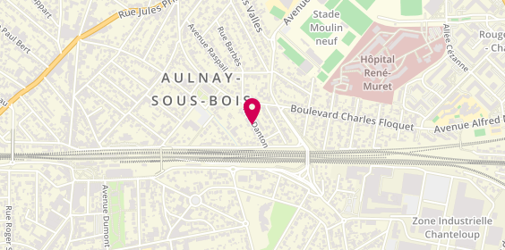Plan de FAYE Bernard, 13 Rue Danton, 93600 Aulnay-sous-Bois
