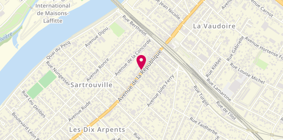 Plan de Cmrb, 48 Avenue de la Republique, 78500 Sartrouville