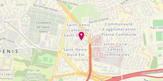 Plan de Fdb France Deco Bat, 87 Rue de Strasbourg, 93200 Saint-Denis
