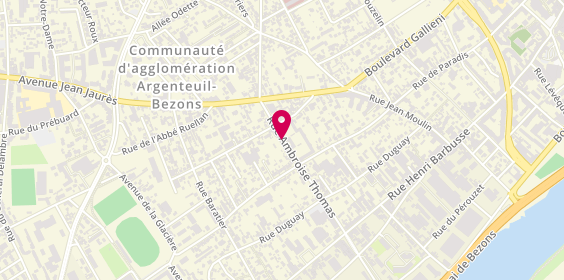 Plan de EGP Décor, 35 Rue Ambroise Thomas, 95100 Argenteuil
