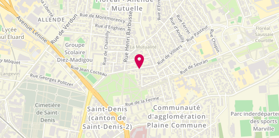 Plan de SR Bat, 18 Rue Arnouville, 93200 Saint-Denis