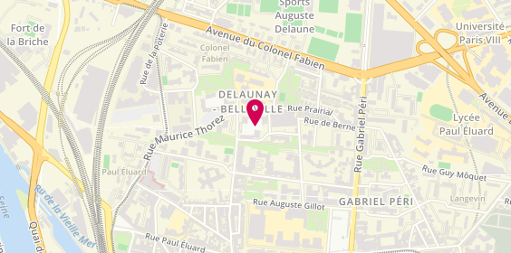 Plan de MEHIMDA Abdelkader, 4 Place Gaston Dourdin, 93200 Saint-Denis