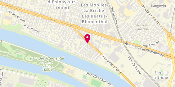 Plan de Parissol, 43 Boulevard Foch, 93800 Épinay-sur-Seine
