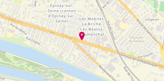 Plan de Tag Decor, 171 Avenue de la Republique, 93800 Épinay-sur-Seine